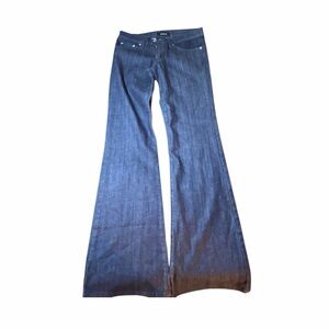Vintage Y2K LVLX Dark Wash Mega Flare Jeans